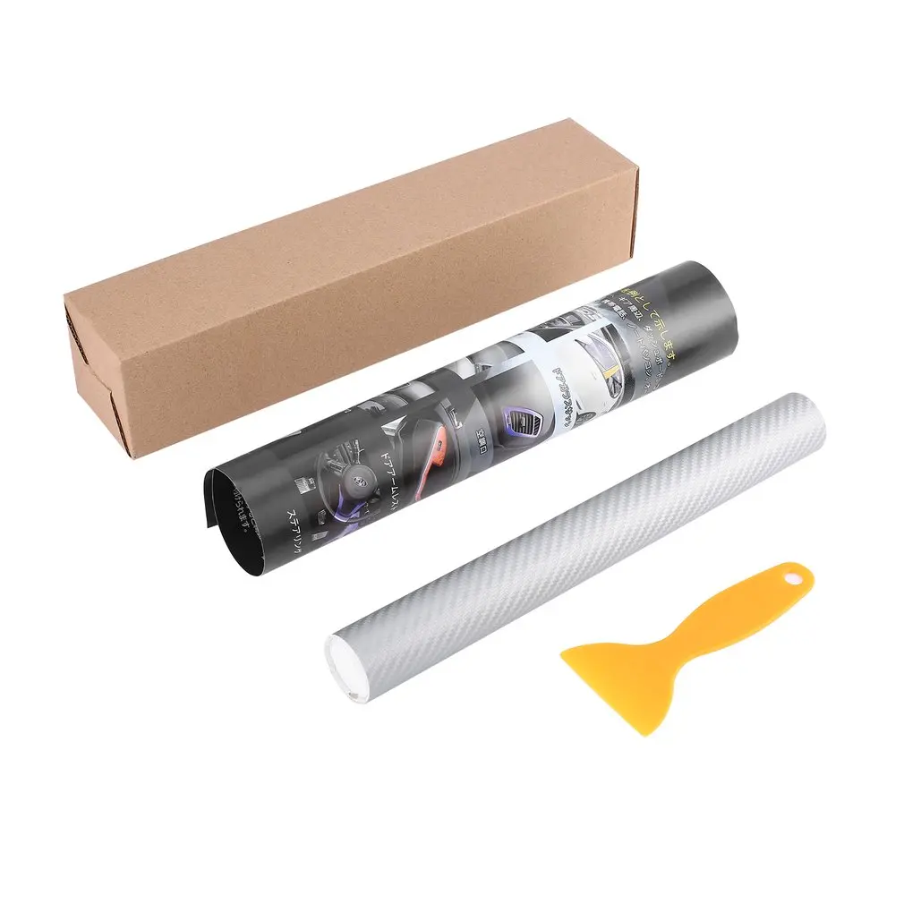 Универсальная автомобильная пленка GOMYHOM 3D 152x30 см с защитой от УФ-излучения, автомобильная пленка из углеродного волокна, меняющая цвет наклейка для транспортного средства со скребком Универсальная автомобильная пленка GOMYHOM 3D 152x30 см с защитой от УФ-излучения, автомобильная пленка из углеродного волокна, меняющая цвет наклейка для транспортного средства со скребком