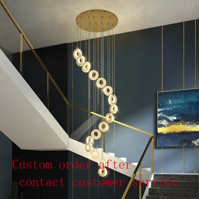 

Hot Sales Ceiling Mounted Indoor Golden Brass Acrylic Pendant Lighting Ring Led Chandelier And Lamps Round Circle Ring lights
