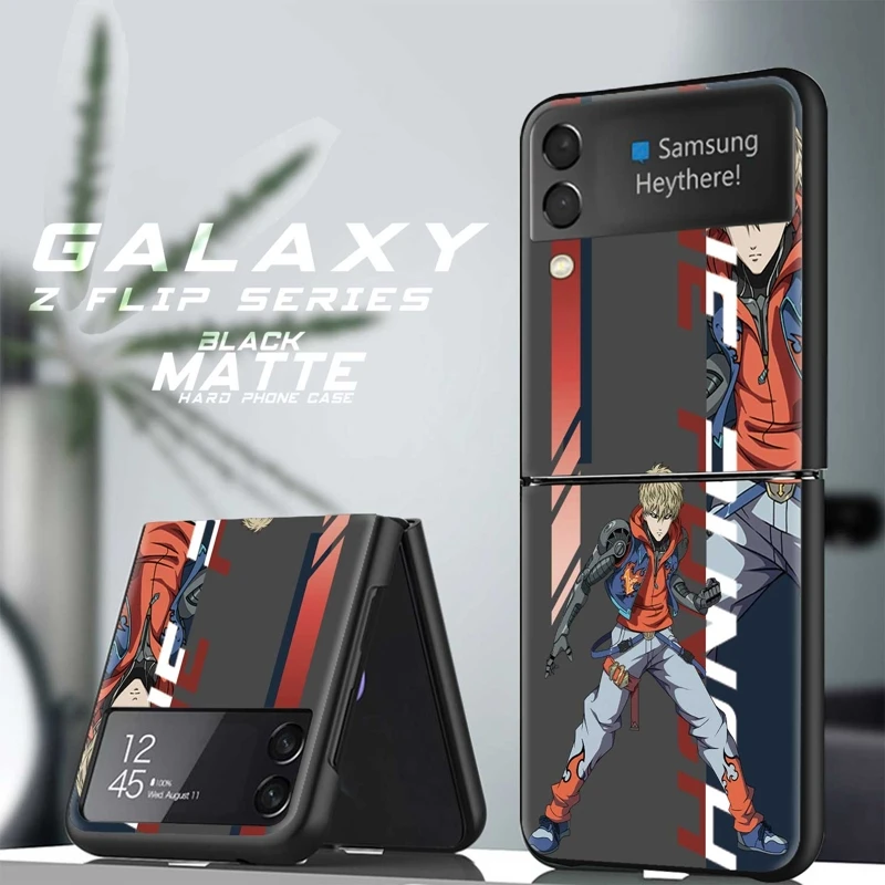 

Чехол с рисунком One Punch-Man для Samsung Galaxy ZFlip Edge Z Flip Flip3 Flip4 5G Hard Zflip4 Zflip3 Luxury