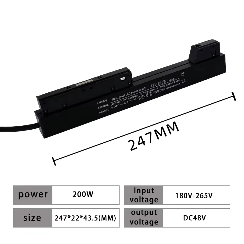 

Однофазный водонепроницаемый трансформатор 220V - 48V 100W/200W