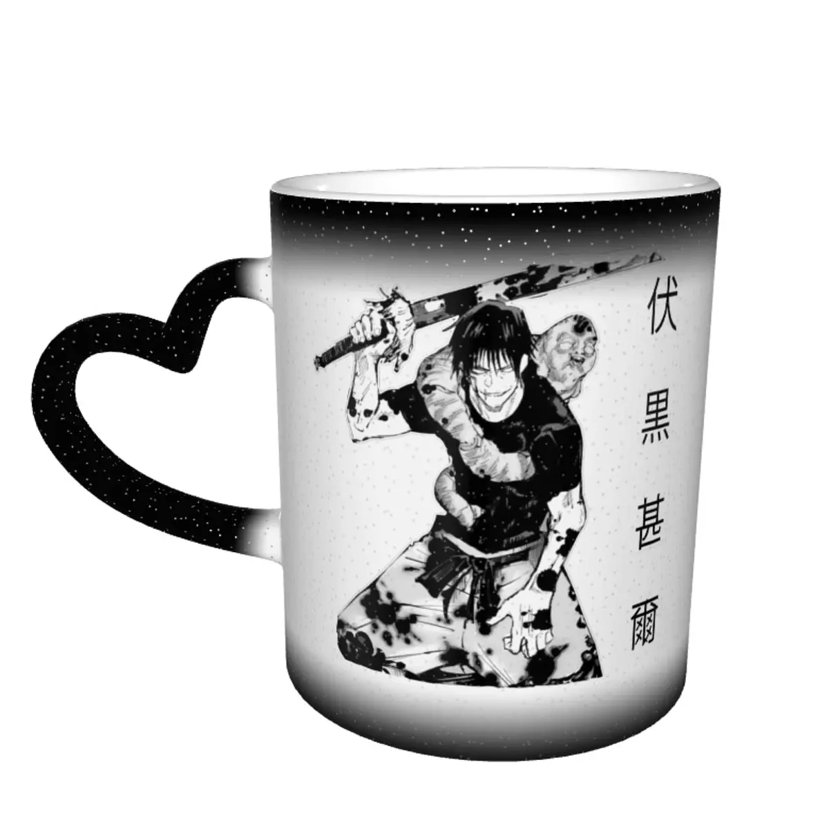 

Megumi Fushiguro кружка ююттюсу кайсен, которая меняет цвет, креативная кружка, цвет ed фарфоровые кофейные чашки