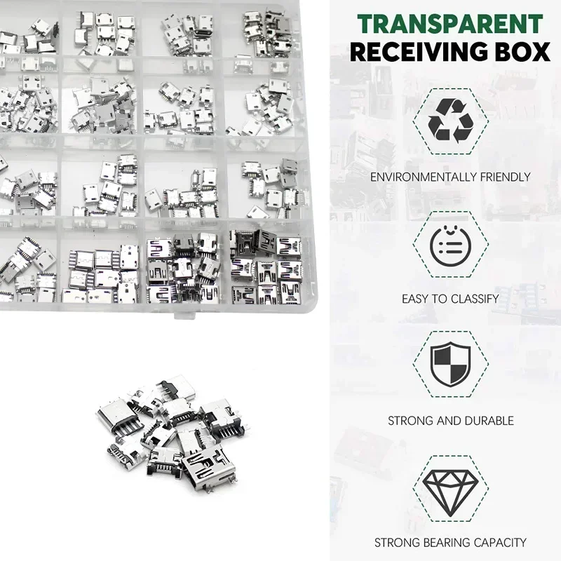 60 шт./упаковка коннекторы Micro USB для MP3/240 4/5 Huawei Lenovo ZTE