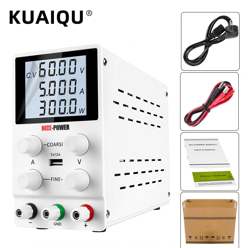 

Импульсный регулируемый источник питания постоянного тока, 30 в, 10 А, светодиодный цифровой лабораторный стенд, стабилизированный источник ...