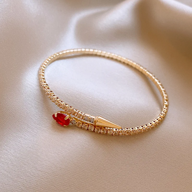 Циркониевый браслет с регулируемым открыванием