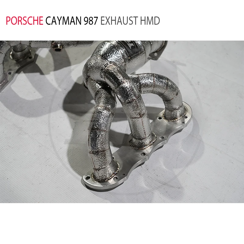 

HMD Exhaust Manifold Autos Accesorios Downpipe for Porsche 987.2 Cayman Car Accessories With Catalytic Converter Header Catless