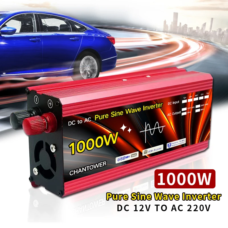 Инвертор немодулированного синусоидального сигнала 12 В постоянного тока в 220