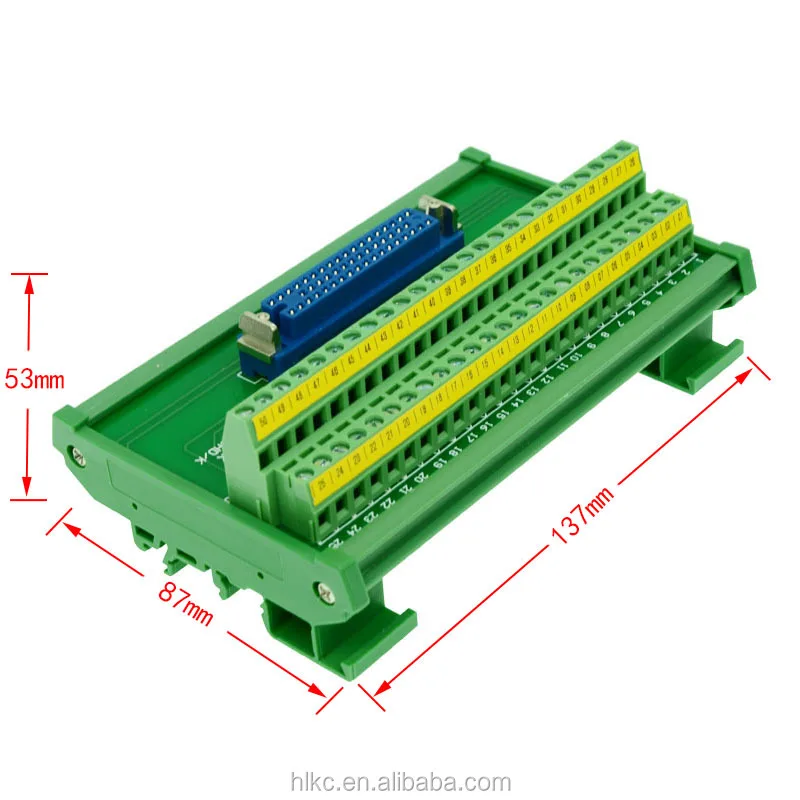 

FX-50HD/K FANUC breakout module 50Pin terminal to MR-50RFD2+ Straight Through hole type female connector