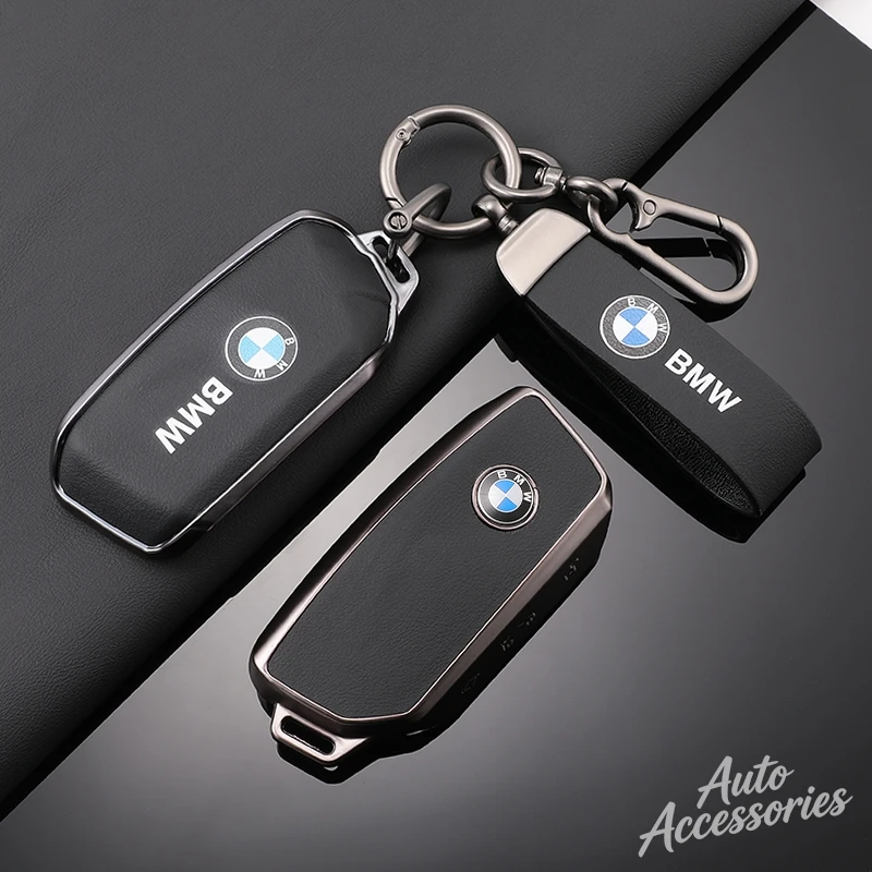Фото Чехол-накладка из ТПУ для автомобильного ключа с брелоком для BMW 2, 4, 5, 7 серий, IX, XM, X3, X4, X5, X6, X7, I5, I7, IX1, IX2, M5, XM, X5M, X6M №4