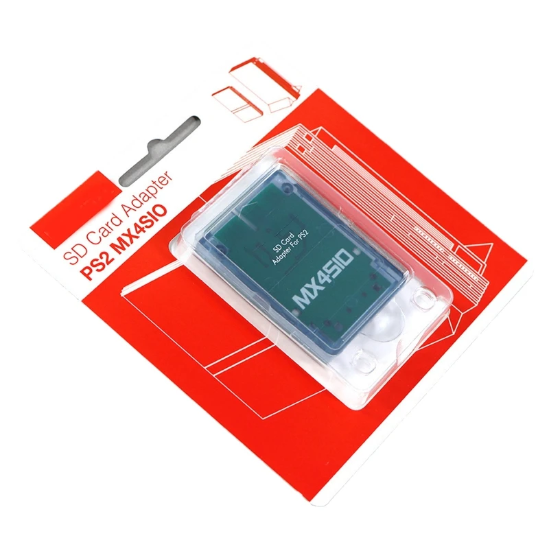 

P9YE Portable SD/TF Card Adapter for PS2Game Console MX4SIO SIO2SD SD/TF Card Reader Blue/White/Red/Purple/Orange