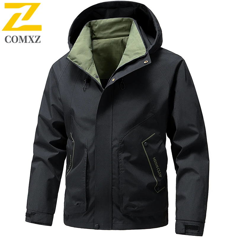 Мужская ветровка Soft Shell новинка 2025 весенняя японская уличная куртка с