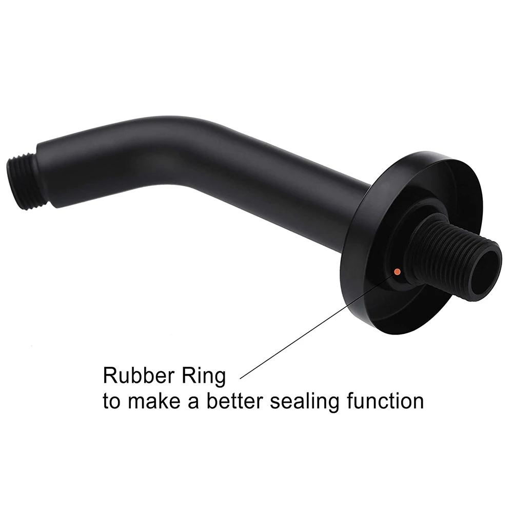 6-дюймовый душевой рычаг и фланцевый-сменный настенный из твердой латуни для