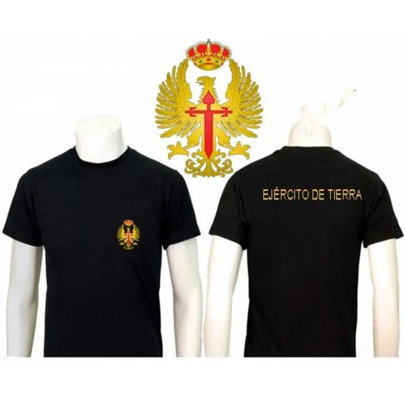 

CAMISETA EJERCITO DE TIERRA Spanish Army T-Shirt Short Sleeve Casual Cotton O-Neck Summer Men T Shirt