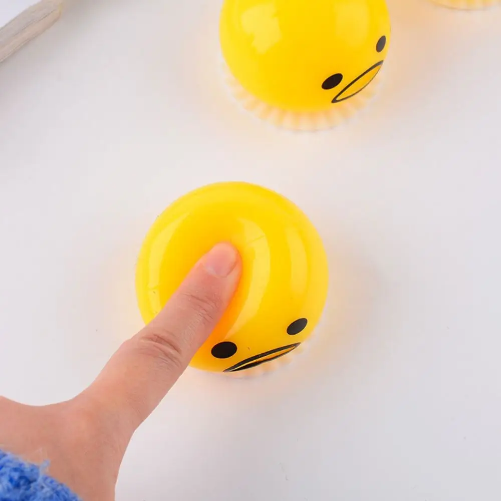 Игрушка для снятия стресса с желтым желтком смешная игрушка отвратительное яйцо