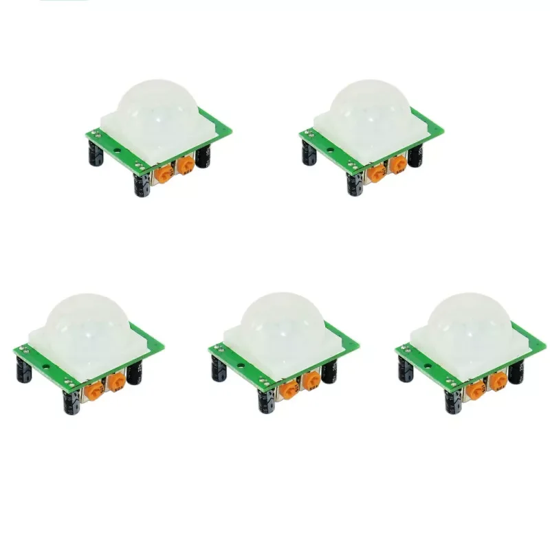 

5PCS HC-SR501 Adjust Ir Pyroelectric Infrared PIR Humen Motion Sensor Detector Modules for Arduino UNO R3 Mega 2560 Nano