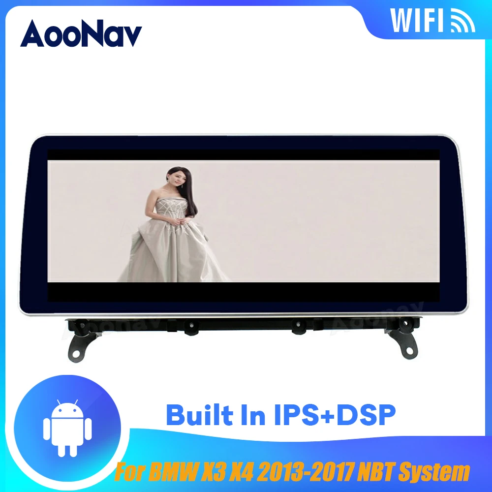 

Автомагнитола 2 Din с GPS-навигацией, радио, мультимедийный плеер для BMW X3 X4 2013-2017, система NBT, автомагнитола, проигрыватель