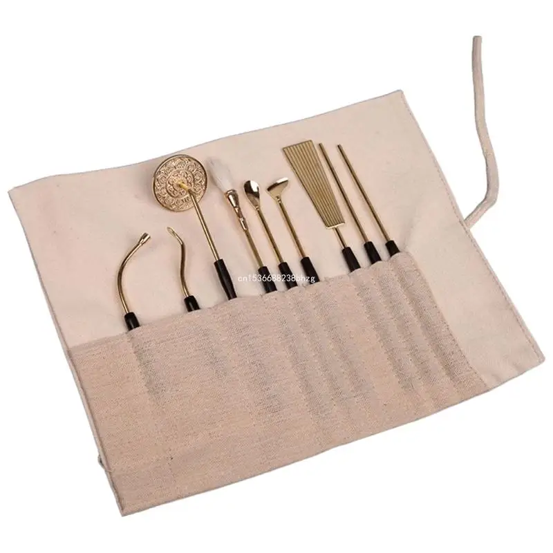 

7 шт., медные благовония, дорожная техника, набор, домашний инструмент для изготовления кадила для детей и взрослых, аксессуары