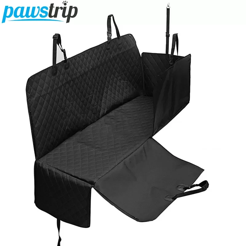 

Роскошный черный чехол для защиты автомобиля от собак, нескользящий чехол на молнии для домашних животных, автомобильное сиденье для собак,...
