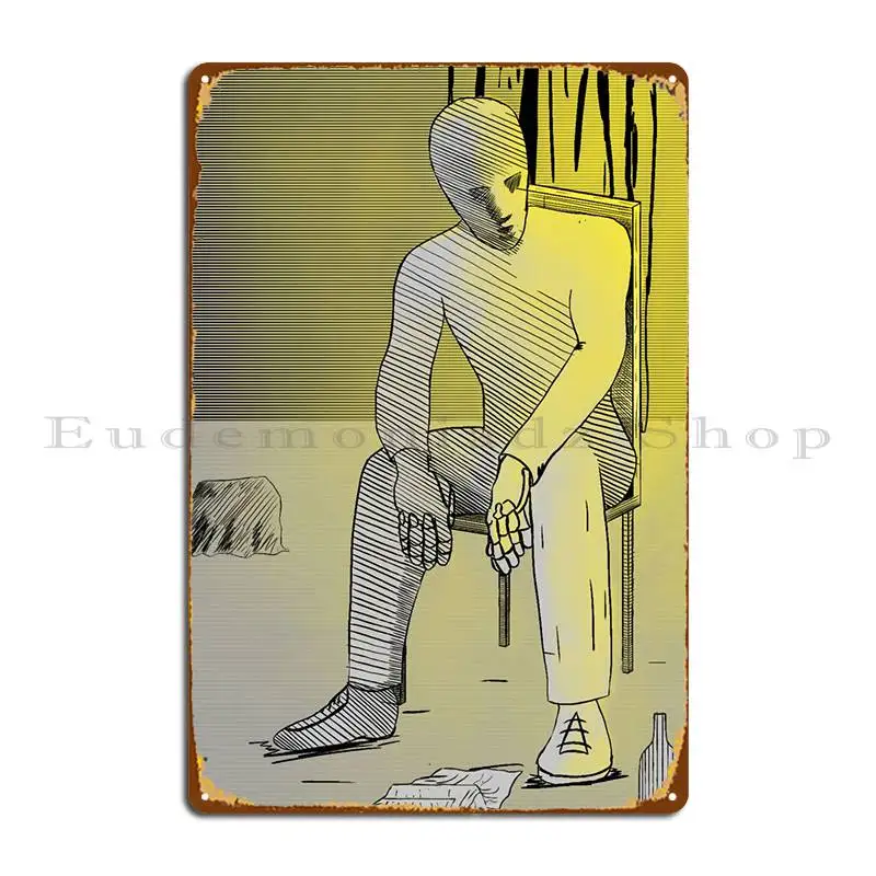 

Man Metal Plaque Poster Rusty Party Create Customized Plaques Tin Sign Poster