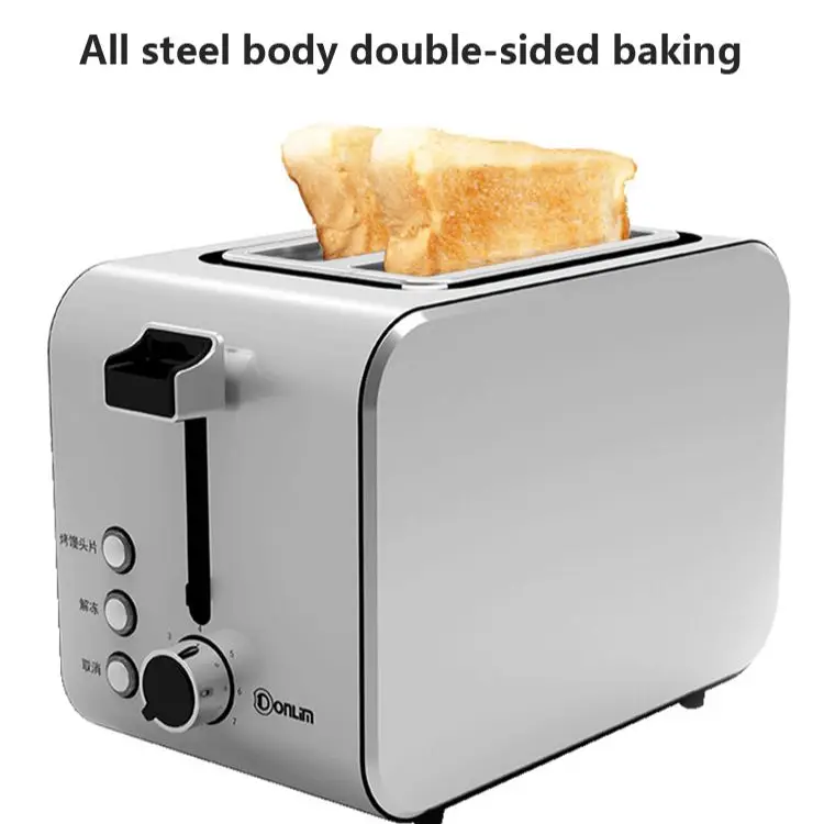 

220V Toaster Home Breakfast Machine Toaster Stainless Steel Toaster Toaster