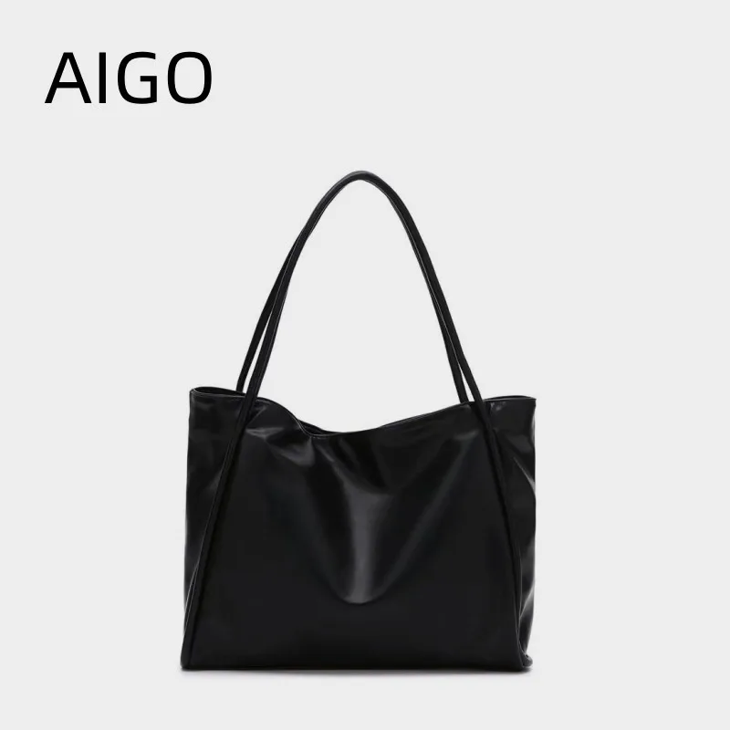 Сумка-тоут AIGO женская из экокожи брендовая модная вместительная сумочка на плечо