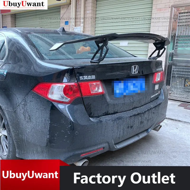 

For HONDA Accord (Spirior) Type S Spoiler 2008-2013 GTS-V High Quality ABS Material Car Rear Wing Primer Color Rear Spoiler