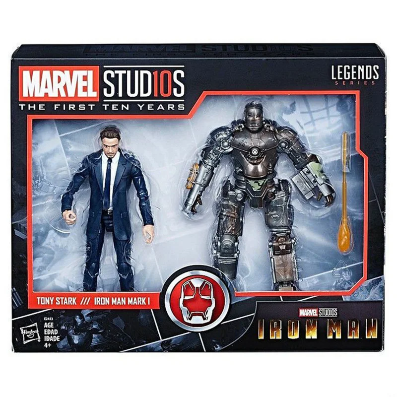 

Экшн-фигурки Marvel Legends Железный человек Mk1 Тони Старк, 6 дюймов, подвижные фигурки Железного человека, Коллекционная модель, орнамент, подарок