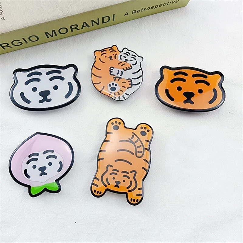 Держатель для телефона с мультяшным тигром держатель в Корейском стиле iPhone Samsung