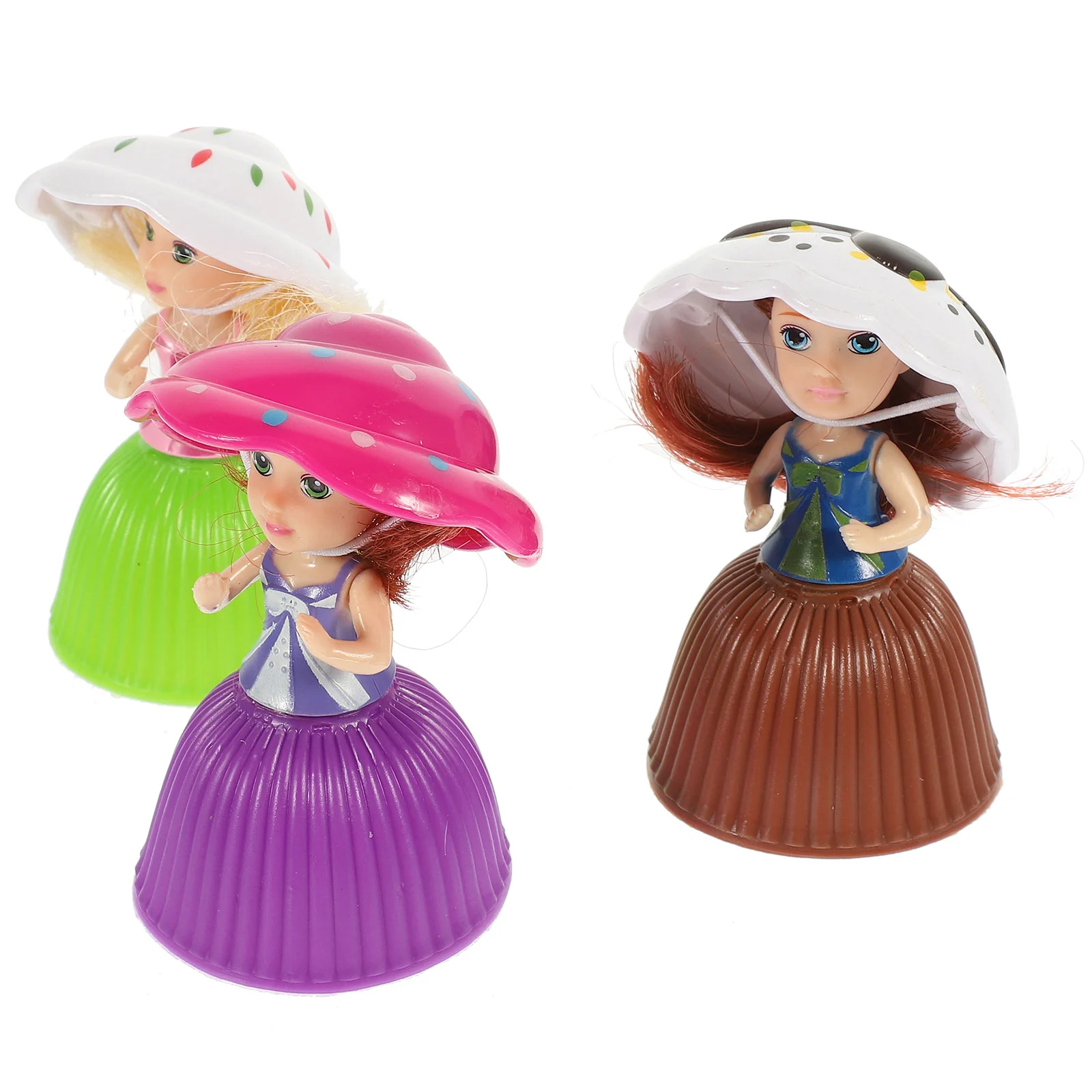 3 шт. мини капкейк сюрприз Подарочные игрушки (случайный цвет и стиль) Сюрприз