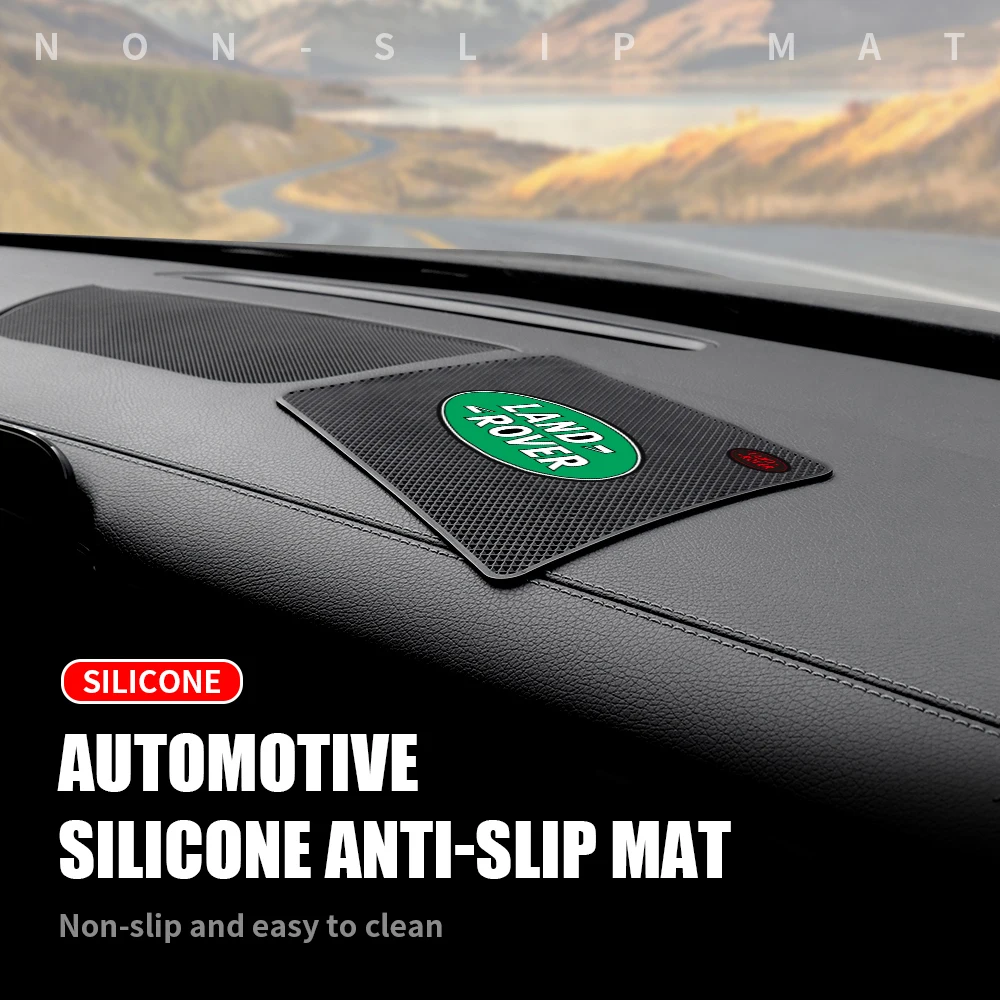 

1pcs Car Dashboard Sticky Anti-Slip Silicone Mat Phone Non-Slip Pad For Land Rover Range Evoque Defender Discovery Freelander