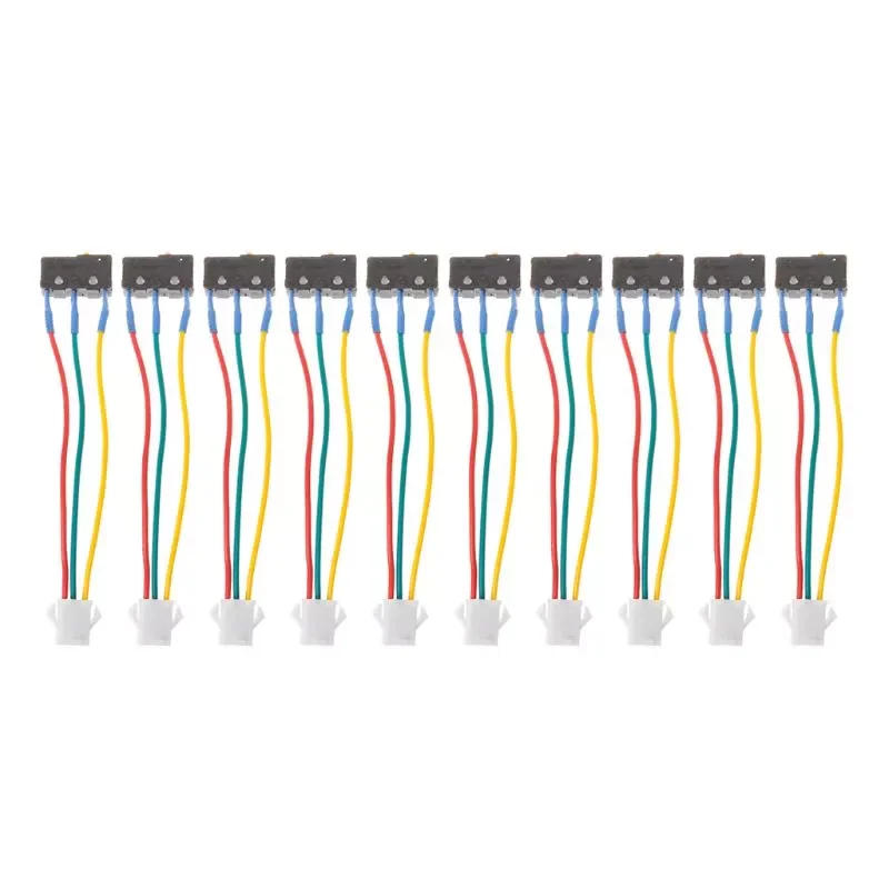 

10pcs Gas Water Heater Micro Switch Three Wires Small On-off Control Without Splinter