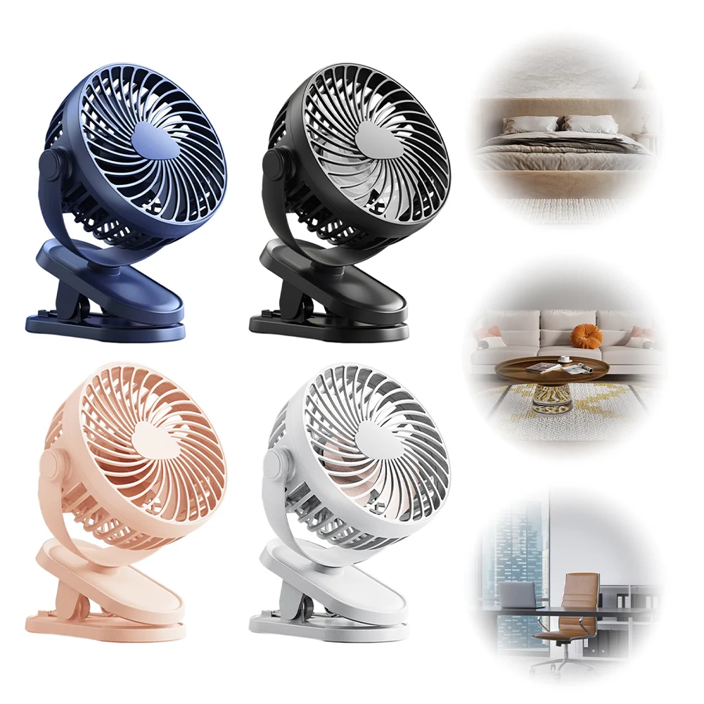 Мини-настольный Вентилятор С USB-зарядкой Портативный Воздушного Охлаждения 3