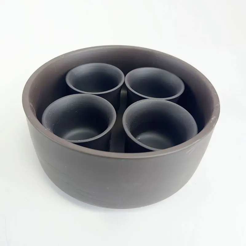 Фиолетовый глиняный чайный набор B06 домашняя ленивая чайная посуда фиолетовый