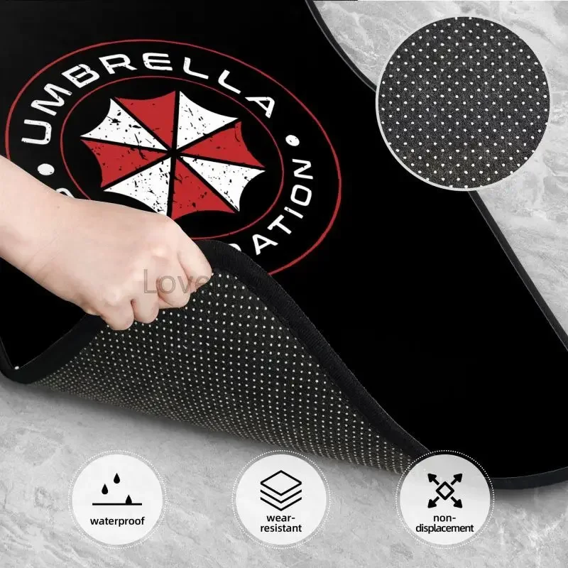 Фото Автомобильные коврики Umbrella Corporation из 4-х предметов, противоскользящие передние и задние коврики для ног, универсальные автомобильные аксессуары для внедорожника, фургона, грузовика №3