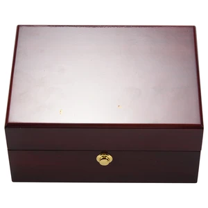 Large Size Wood Lacquered Glossy Single Watch Box With PU Leather Cushion in Pakistan