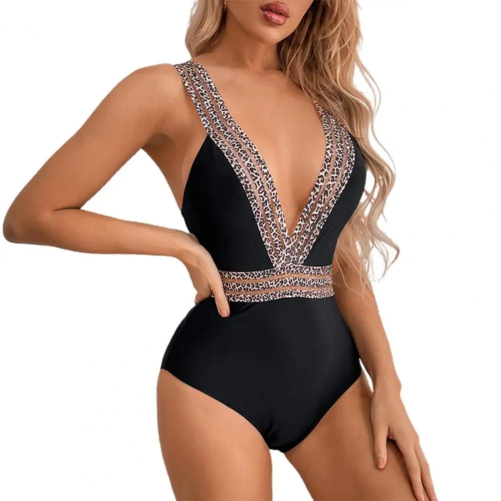 

Ele-choices Women Bikinis Set 2021 One Piece Bikinis Set High WaistMonokini Swimwear Women Swimsuit for Beach