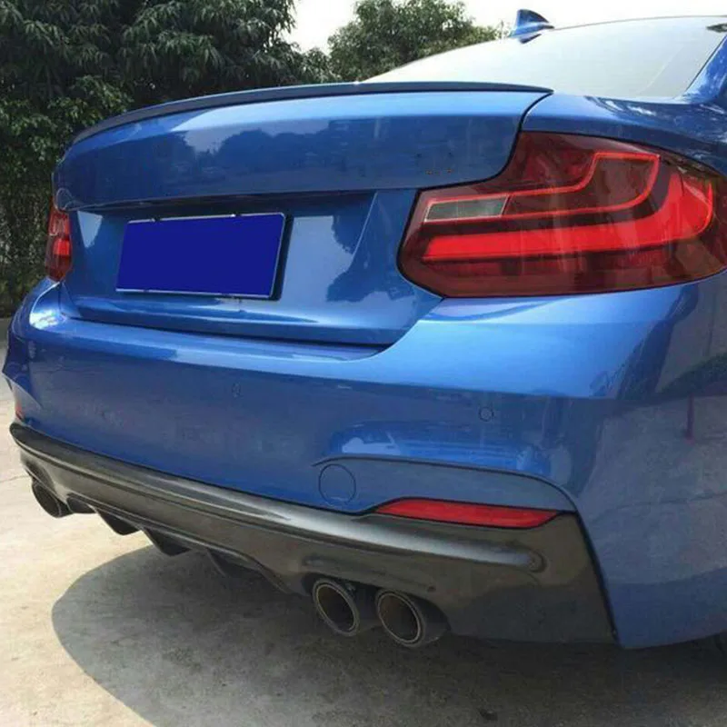 

F22 модифицированный 2-дверный спойлер для заднего багажника из стекловолокна M Style FRP, автомобильное крыло для BMW F22 Coupe 218i 220i 225d 228i 2014 2015 2016