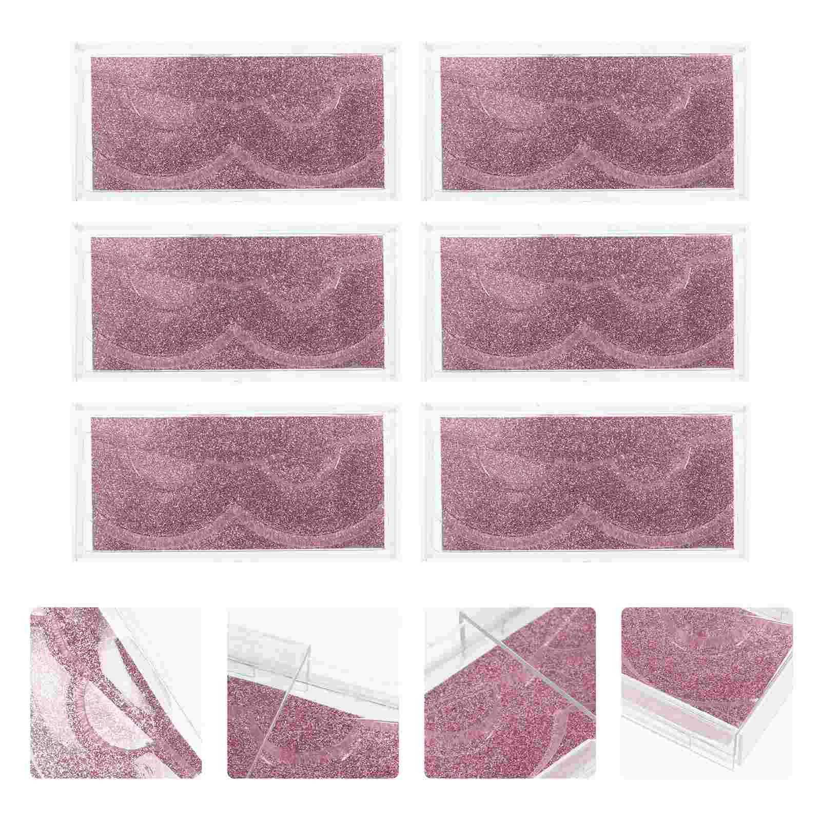 

Органайзер Пластиковый прозрачный для накладных ресниц, 6 шт.