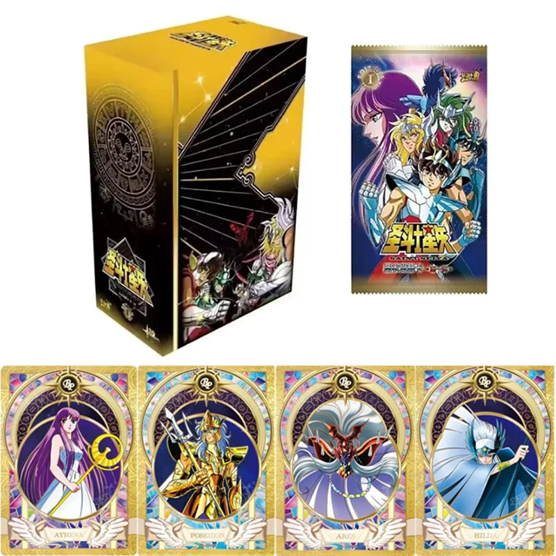 

Оригинальная открытка Kayou Saint Seiya, открытка для пробуждения из ткани, Золотая открытка UR Athena SE, периферийная Коллекционная открытка из аниме, фотоподарок