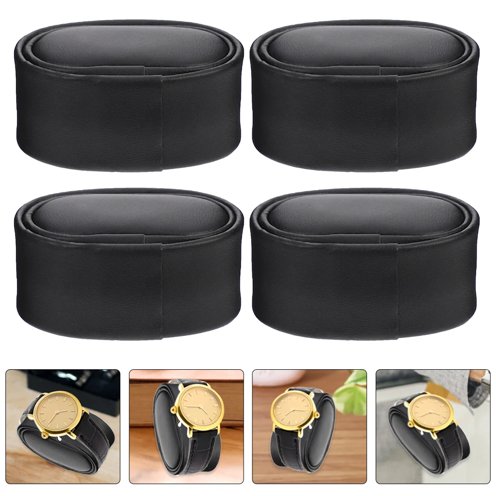 

Watch Pillow Pillows Display Bracelet Winder Cushion Pu For Leather Box Jewelry Watches Replacement Automatic Storage Suede