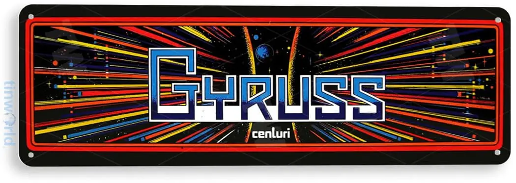 Tinworld жестяной знак Gyruss аркадная игровая комната шатер металлический Декор Ретро