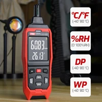 handheld thermometer hygrometer tool digital wet bulb dew point test meter ambient temperature humidity meter device