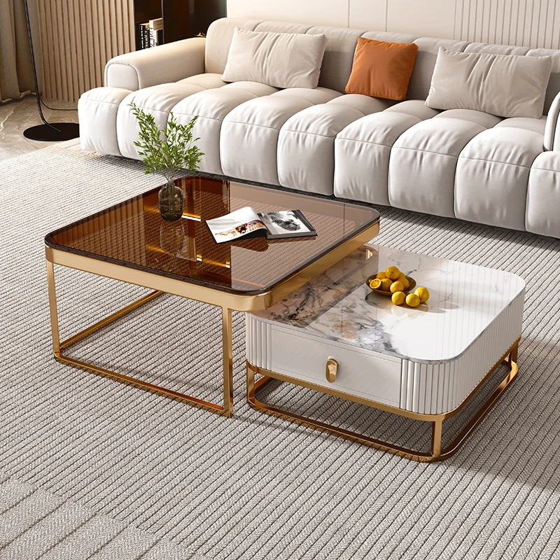 

Glass Modern Coffee Table Nordic Advanced Creative Design Table Minimalist Bedroom Mesas De Centro Para Sala Home Furniture