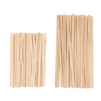 50pcs disposable wooden coffee stirrers hot cold drinking stir beverage sticks for ice cream bars