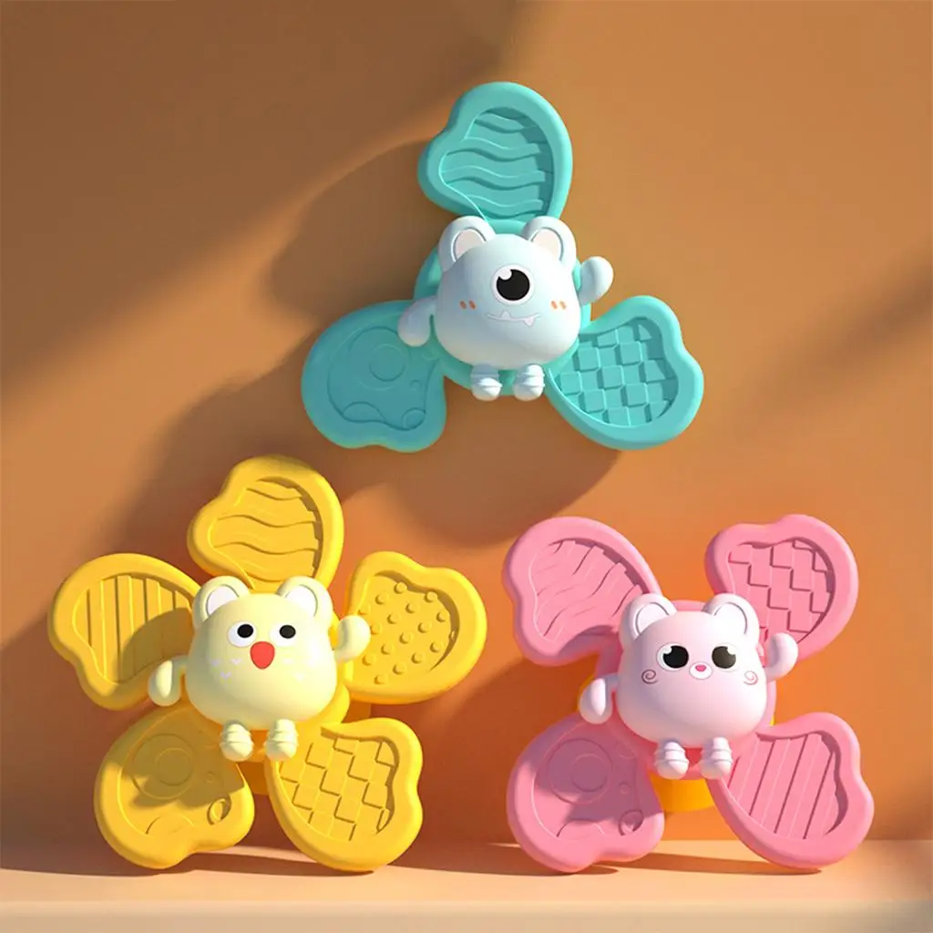 

Pack of 3 Baby Bath Top ning Top Toy Educational Toys Kids Gift
