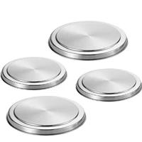 4pcs stainless steel hob covers stove plate top cooker protector kit set utensils 1721cm kitchen accessories