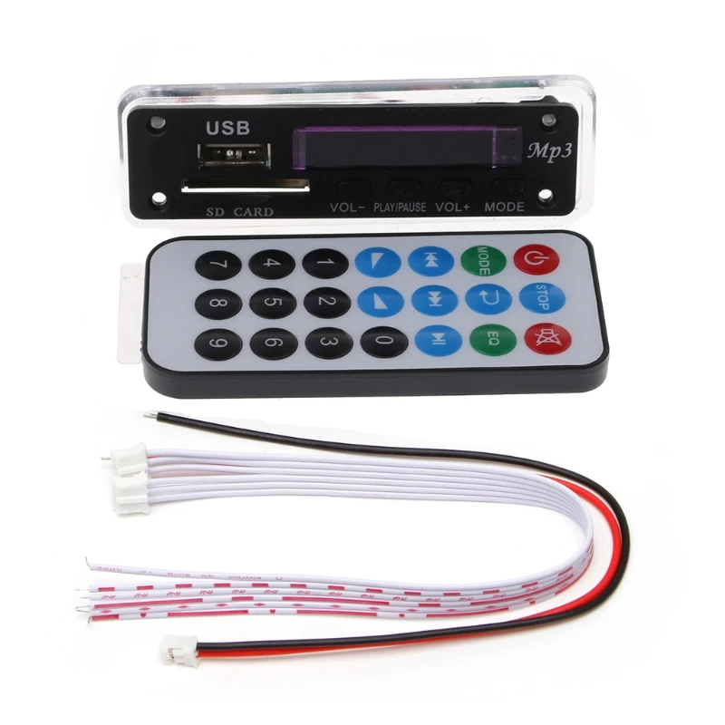 

Автомобильный беспроводной модуль USB TF FM радио Bluetooth-совместимая WMA плата