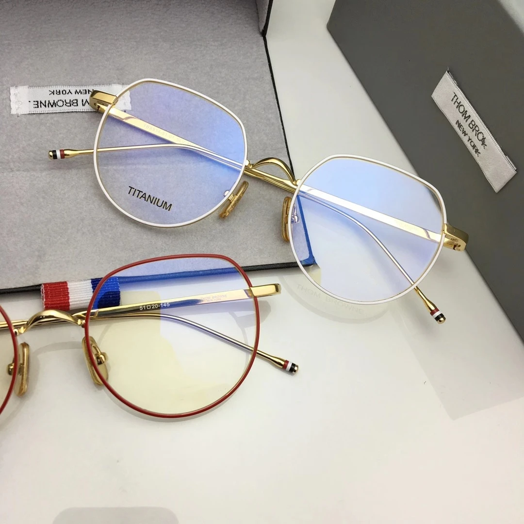 

TBX914 Thom Brand Titanium Round Glasses Frame Eye Glasses Frames for Men Myopia Glasses Women Non Prescription Glasses