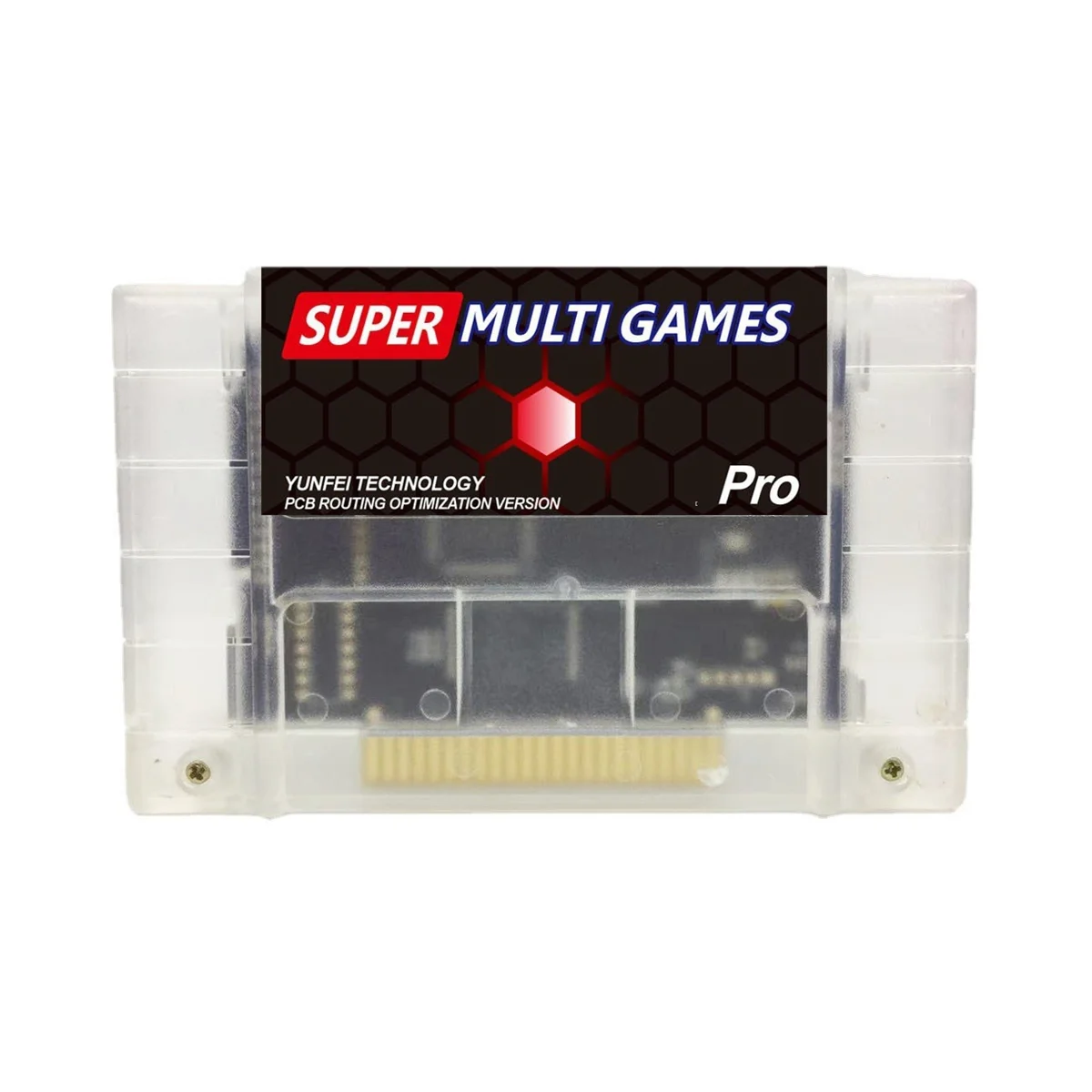 

DIY 900 in 1 Super Multi Game Card Retro for 16 Bit Game Console Game , Transparent