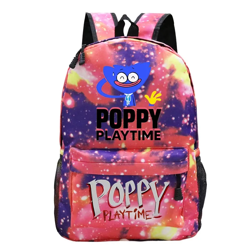 Модные школьные ранцы для девочек и мальчиков с рисунком мака |