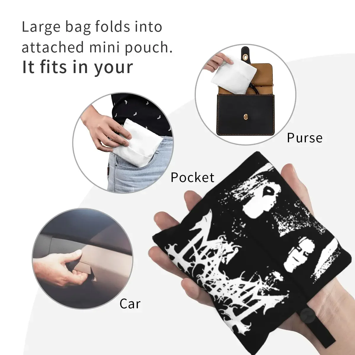 Скандинавская сумка для покупок Mayhem складные продуктовые эко-сумки большая